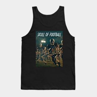 Skull of Football Tank Top